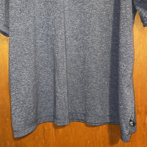 •NFL•BLUE & GRAY NEW ENGLAND PATRIOTS LOGO SHORT SLEEVE SHIRT SIZE 2XL/XXL - Picture 6 of 9